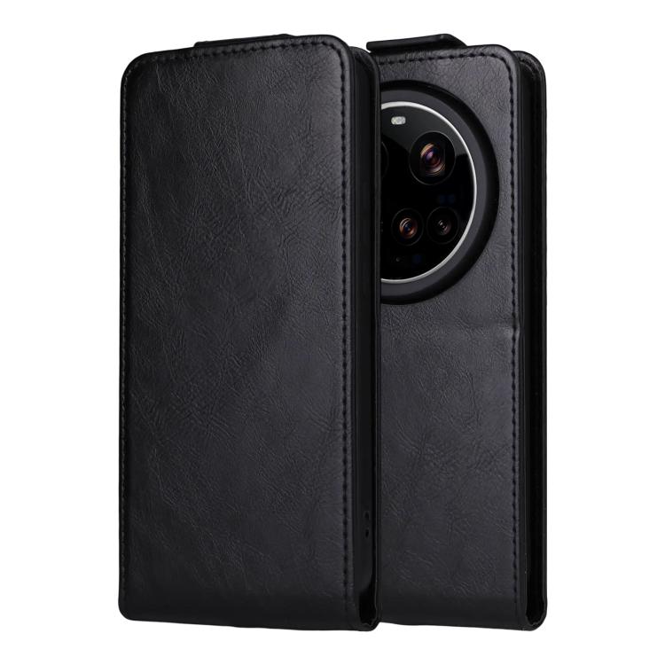 Magnetic Vertical Flip Leather Phone Case with Buckle, For Xiaomi 15 Ultra 5G