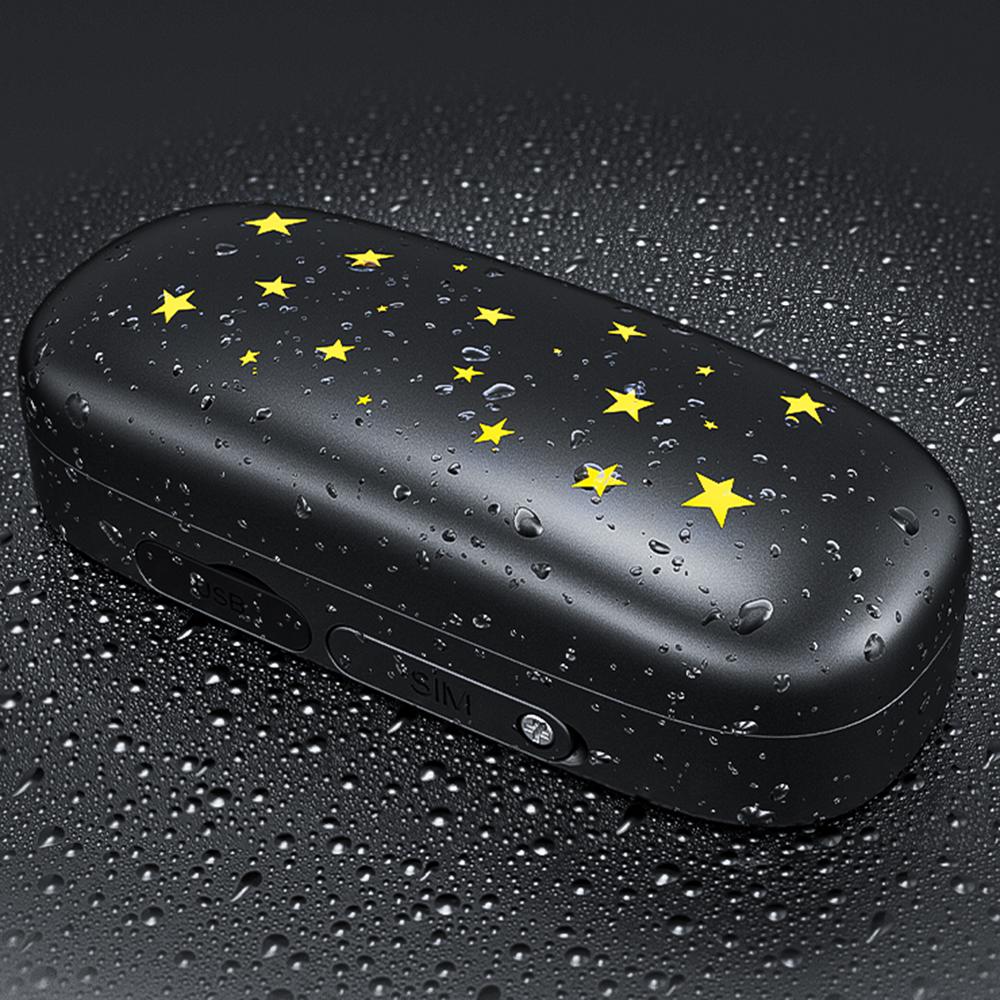 RF-V53 IP67 Waterproof Pet GPS Collar Tracking Device Anti-loss Positioner(Black)