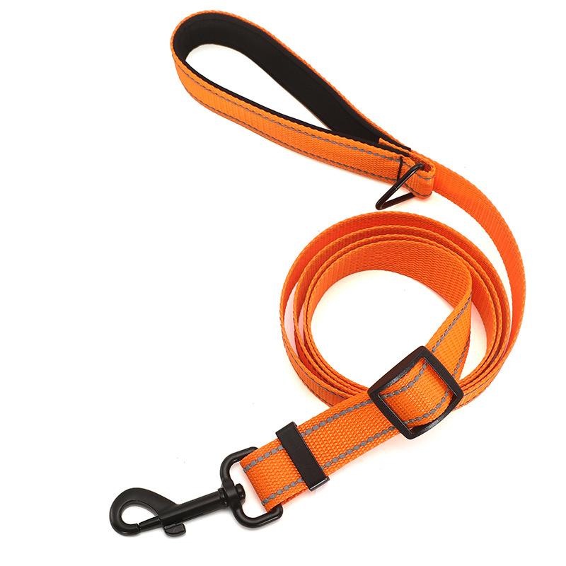1.8m Nylon Reflective Pet Leash, Size:M(Orange)