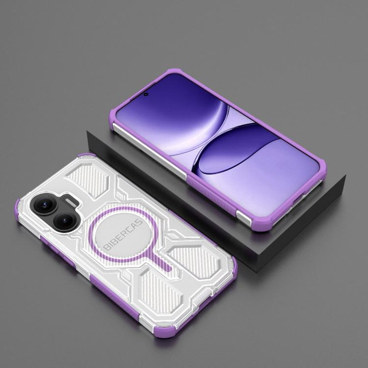 BIBERCAS Transparent Color Series MagSafe Air Bag Shockproof Phone Case, For Redmi Turbo 4 Pro 5G, For Redmi Turbo 4, For Redmi K80 Pro, For Redmi K80