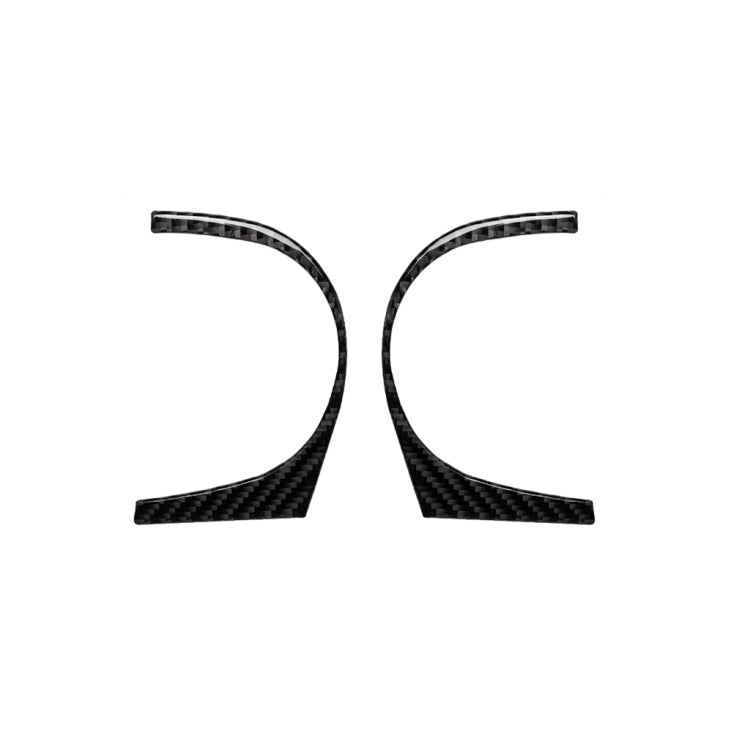 Car Carbon Fiber Car Door Water Cup Hole Decorative Sticker for