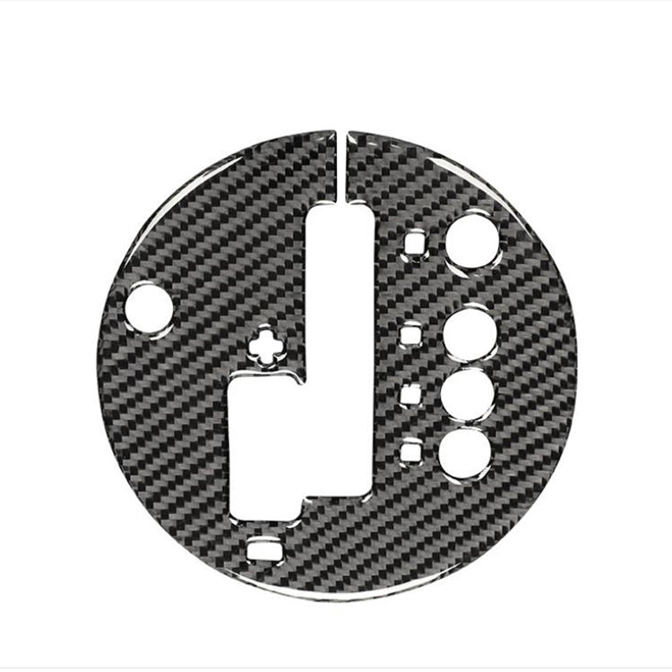 Car Carbon Fiber Gear Automatic Transmission Panel Decorative Sticker