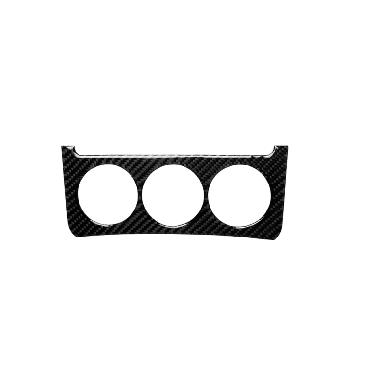 Car Carbon Fiber Radio Air Conditioning Console Decorative Sticker