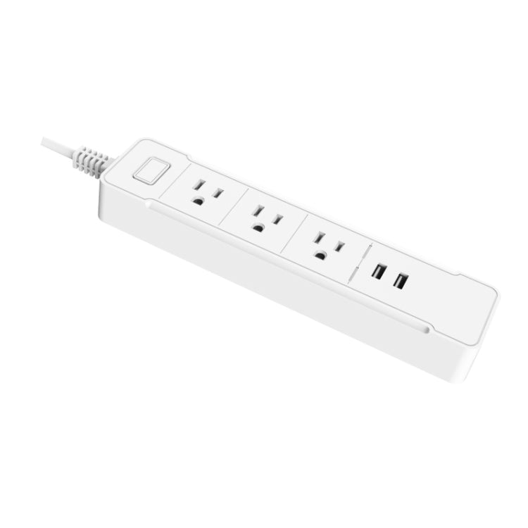 C198B 2 USB Ports + 3 US Sockets WiFi Smart Power Plug Socket, Compati ...