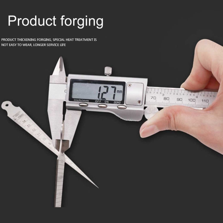 Wedge Feeler Gap 15-30mm Stainless Steel Ruler Inspection Taper Gauge ...