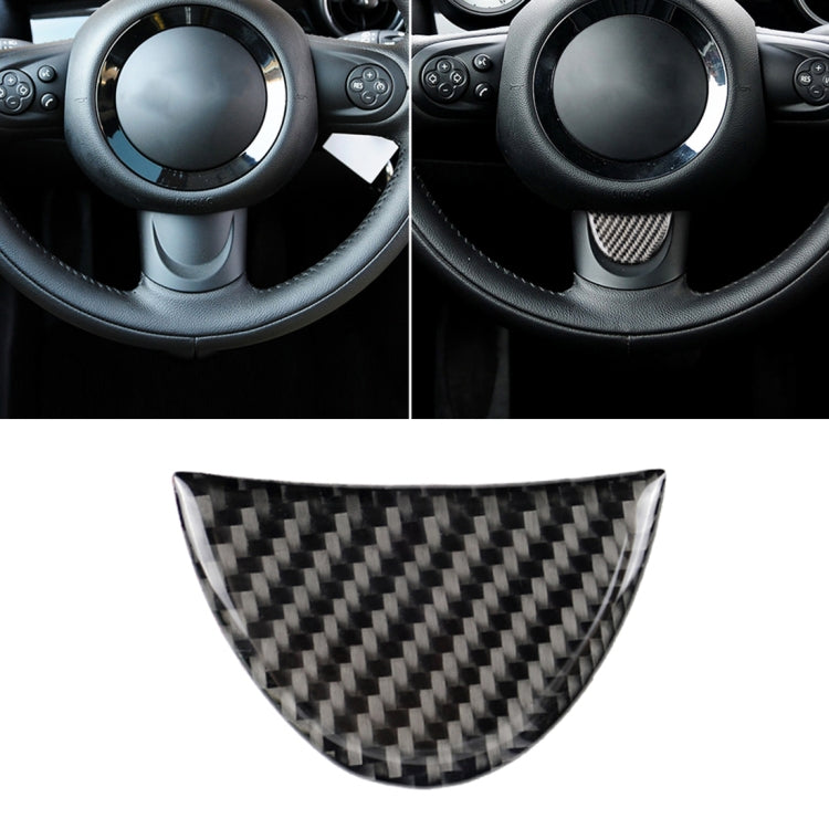 Car Steering Wheel Carbon Fiber Decorative Sticker for BMW Mini R53 /