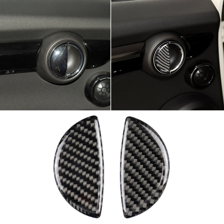 2 PCS R / F Universal Car Door Handle Carbon Fiber Decorative Sticker