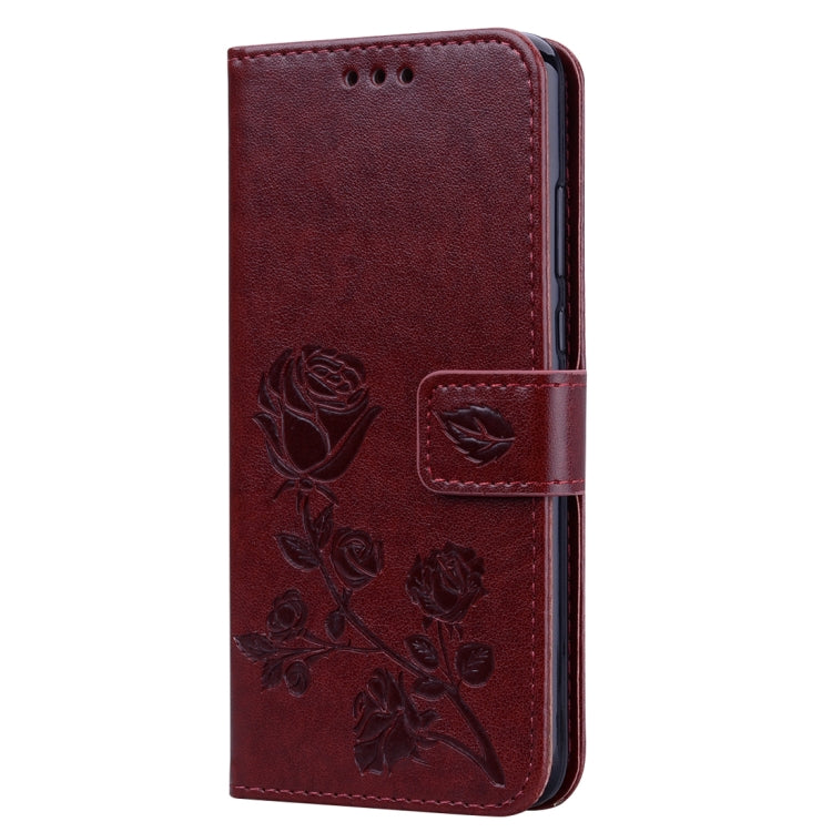 Rose Embossed Horizontal Flip PU Leather Case for Huawei P20, with Holder & Card Slots & Wallet, For Huawei P20, Huawei P20