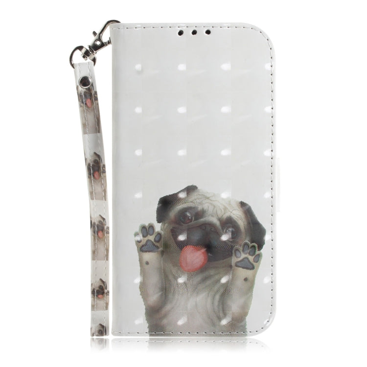 3D Colored Drawing Dog Pattern Horizontal Flip Leather Case for Huawei P Smart Z / Y9 Prime 2019 / nova 5i, with Holder & Card Slots & Wallet, For Huawei P Smart Z