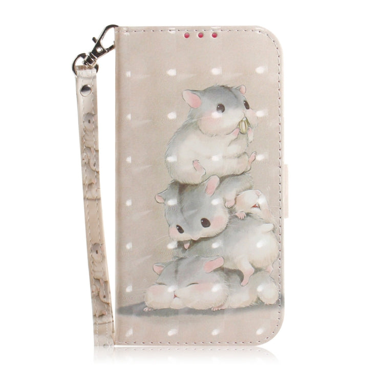 3D Colored Drawing Squirrels Pattern Horizontal Flip Leather Case for Huawei Y5 (2019) / Honor 8s, with Holder & Card Slots & Wallet, For Huawei Y5 (2019) / Honor 8s