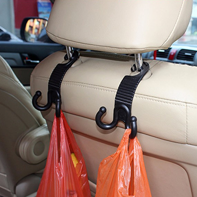 2 PCS Young Player Claw Shape Durable Car Seat Back Hook Trunk Bag