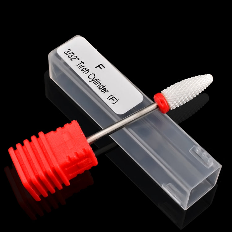 Nail Ceramic Cylindrical Corn Shape Electric Power Grinding Head