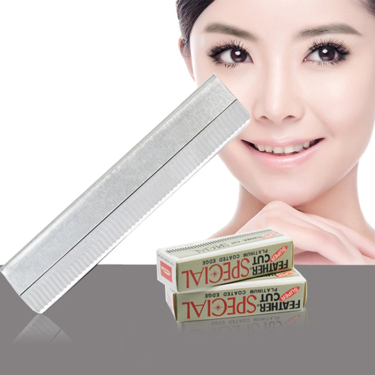 10 PCS Professional Hairdressing Tools Scraper Blade Eyebrow Trimmer
