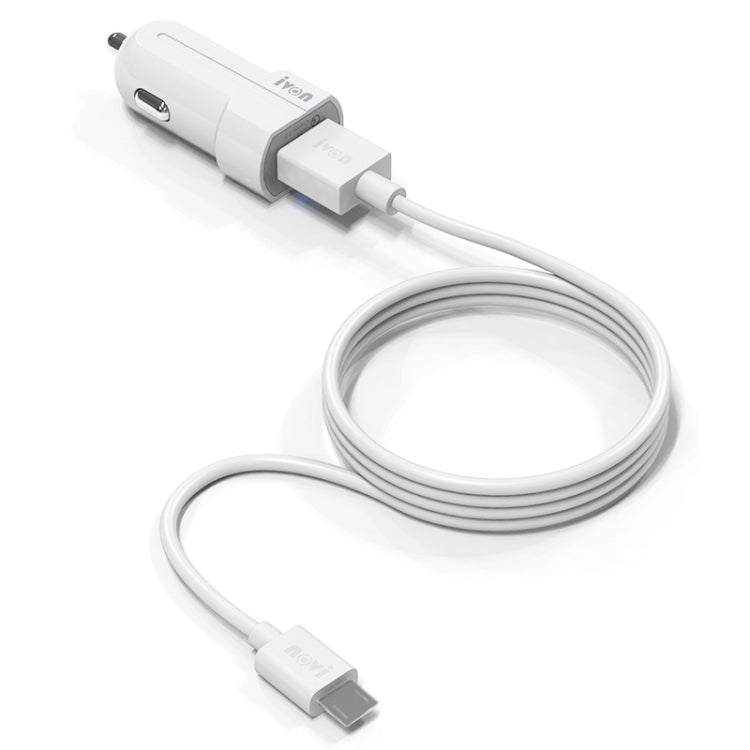 IVON CC13 QC 3.0 Fast Charging Car Charger Set with Micro USB