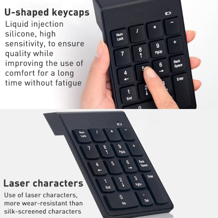MC Saite 2129RF 18 Keys Wireless 2.4G Numeric Keyboard... – Bulky Mart