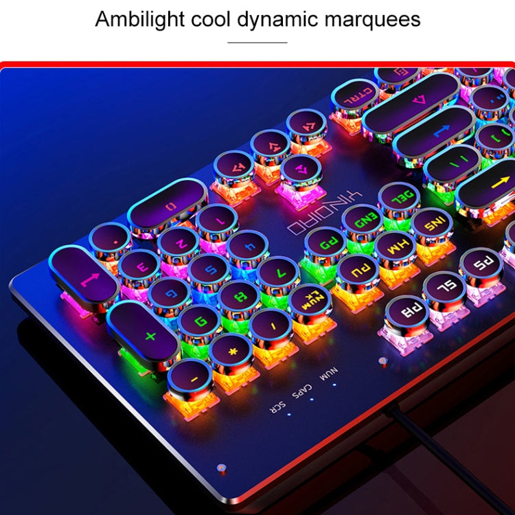 YINDIAO Classic Square Keys Mixed Light USB Mechanical Gaming Wired Ke ...