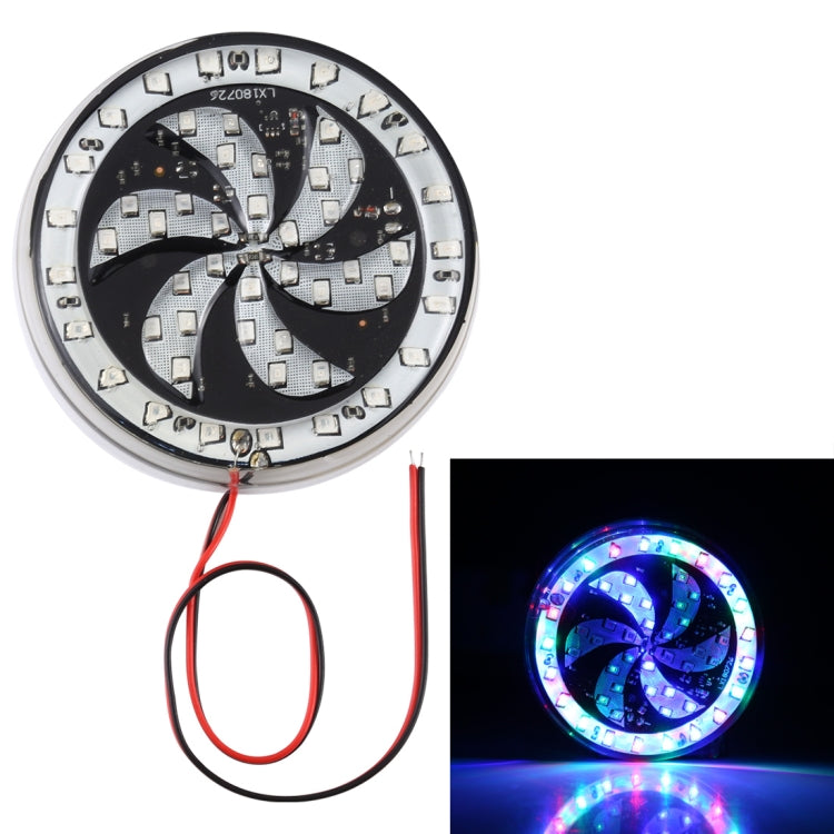 65 LEDs SMD 2835 Motorcycle Modified Windmill Angel Eyes RGB Light