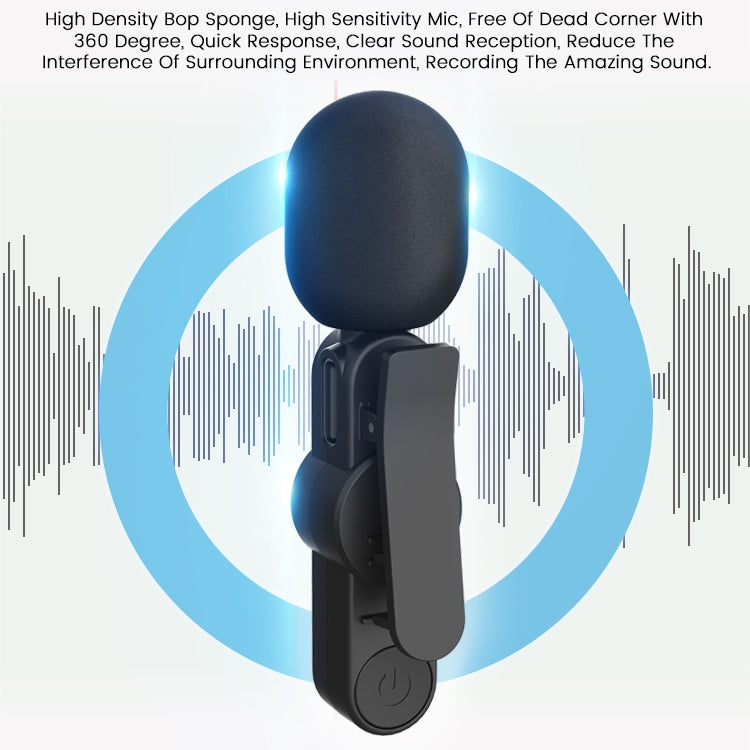 EP033T USB-C / Type-C Interface Lavalier Wireless Radio Microphone, EP ...