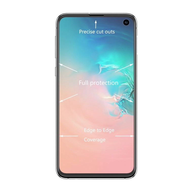 ENKAY Hat-prince 3D Full Screen PET Curved Hot Bending HD Screen Protector Film for Galaxy S10 E, Galaxy S10 E