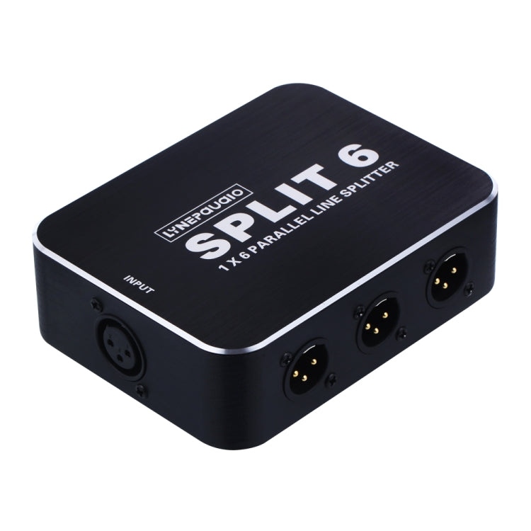 B866 1 XLR Split Horizontal Parallel Distributor, 1 Input and 6 Output ...