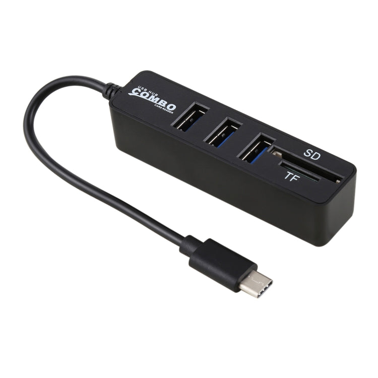 2 in 1 TF & SD Card Reader + 3 x USB Ports to USB-C /... – Bulky Mart