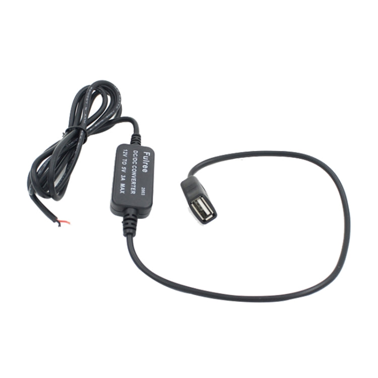 Car Motorcycle Single USB Car Charger DC 12V To 5V 3A Power Adapter
