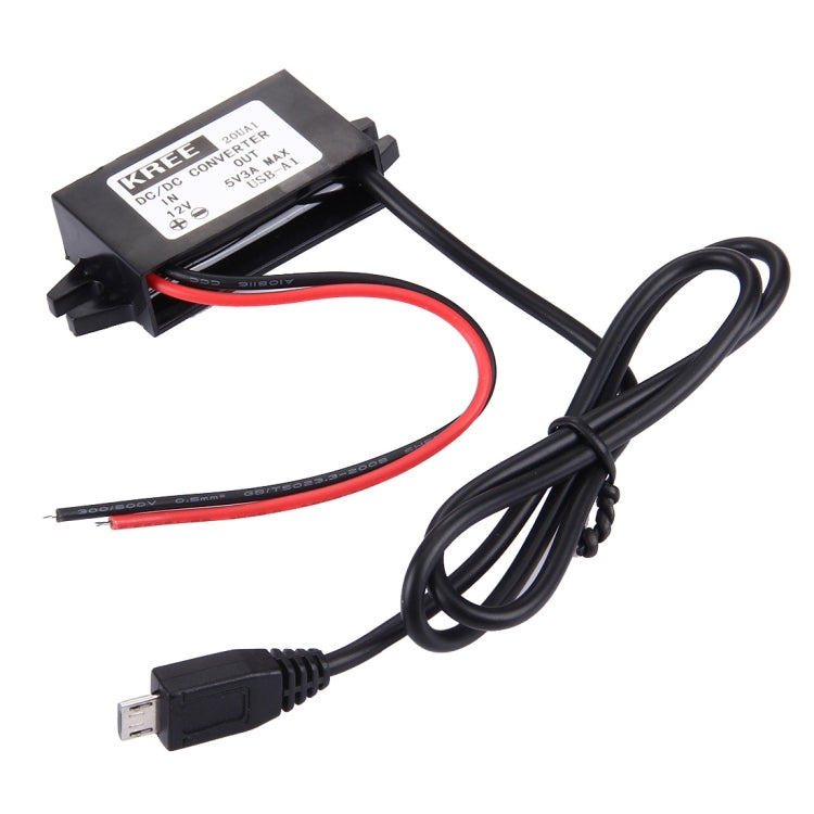 DC 12V to 5V 3A Micro USB Car Charger for Sony