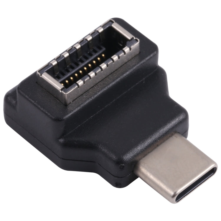 Type-E Female 90 Degrees Elbow to USB-C / Type-C Male Computer Host