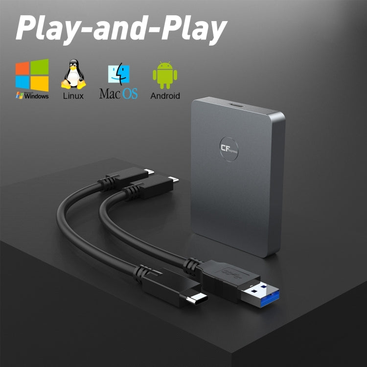 Rocketek CR316 USB3.1 Gen2 CFexpress Type B Card Reader, CFexpress Typ ...