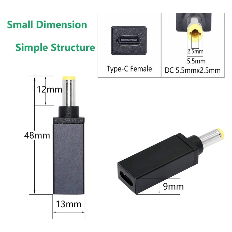 PD 18.5V-20V 5.5x2.5mm Male Adapter Connector,... – Bulky Mart