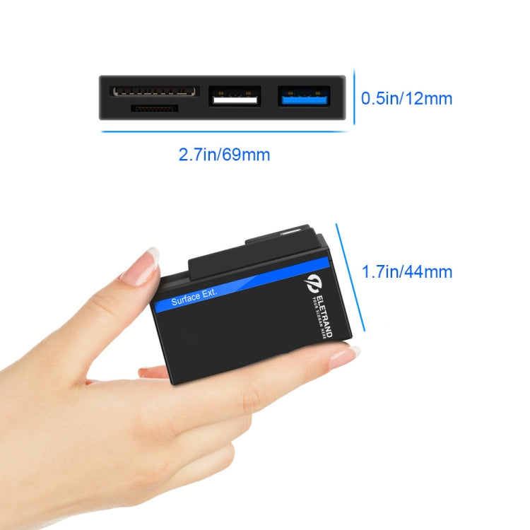 ROCKETEK RT-SGO727 USB 3.0 + USB 2.0 + Micro USB Interface Hub for Mic ...