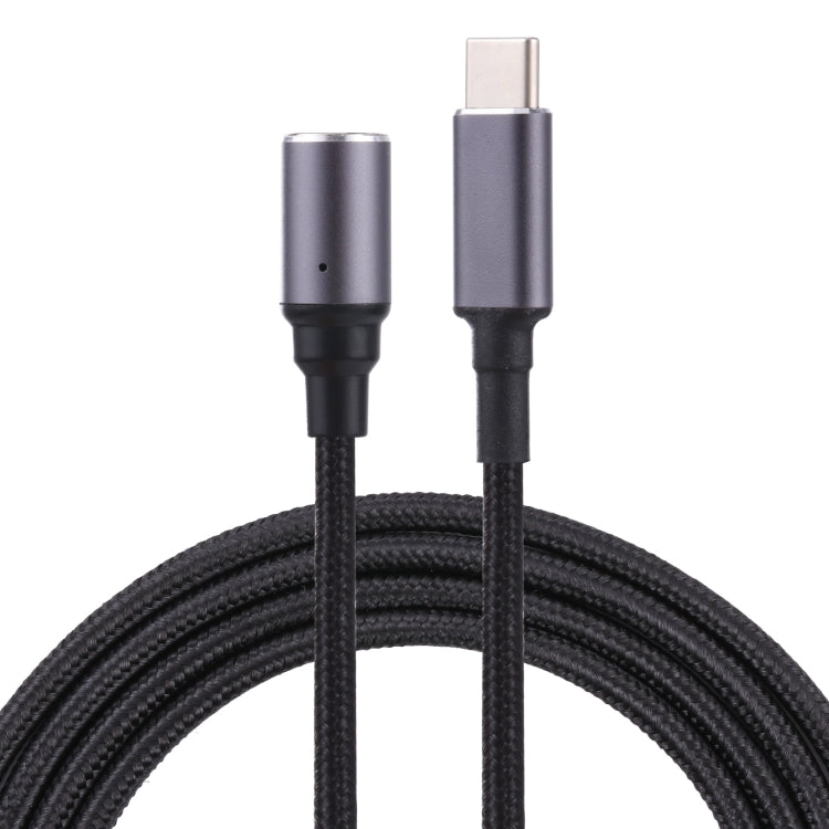 USB-C / Type-C Male to 8 Pin Magnetic DC Round Head Free Plug