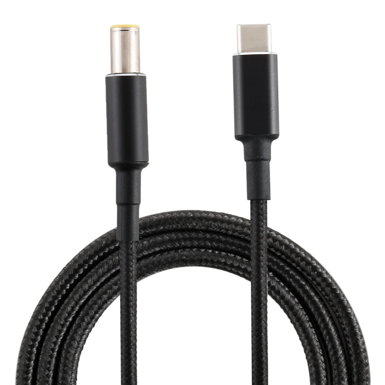 PD 100W 7.9 x 5.0mm Male to USB-C / Type-C Male Nylon Weave Power