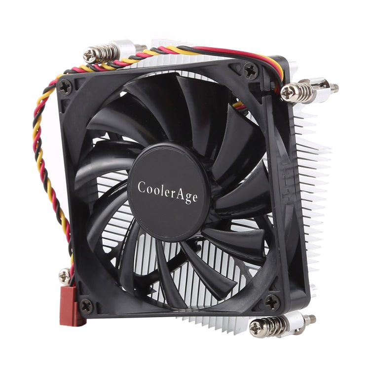 CoolAge 1155-1U DC 12V 2000PRM 30.5cfm Aluminum Heatsink Hydraulic