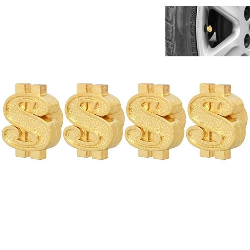 Universal 8mm Dollar Style Plastic Car Tire Valve Caps