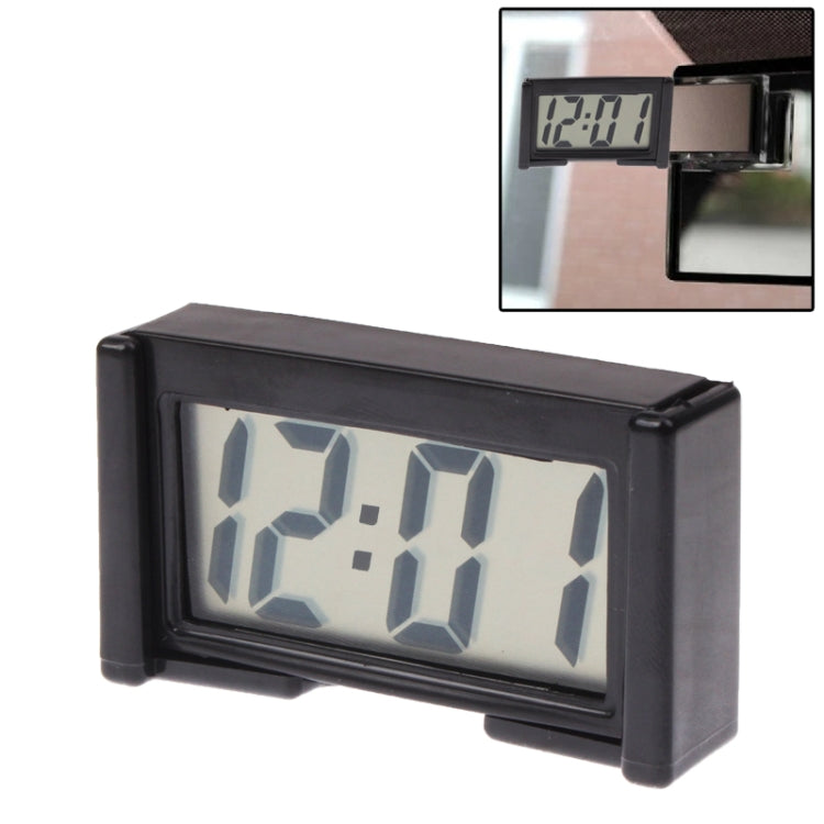 LCD Digital Electronic Car Clock Car Interior Accessory Date Calendar