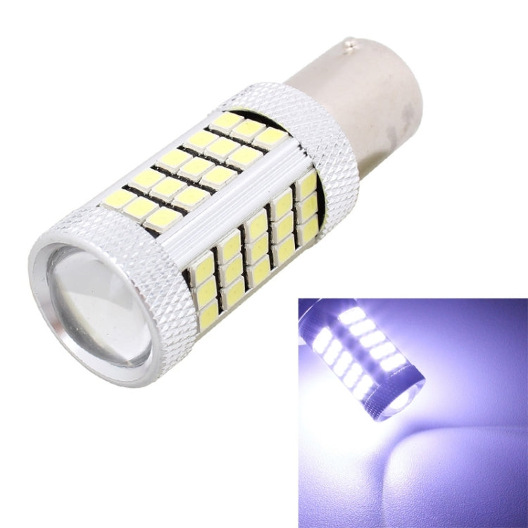 2 PCS 1156/BA15S 12.6W 630LM 6500K White Light 2835 SMD 66 LED Car