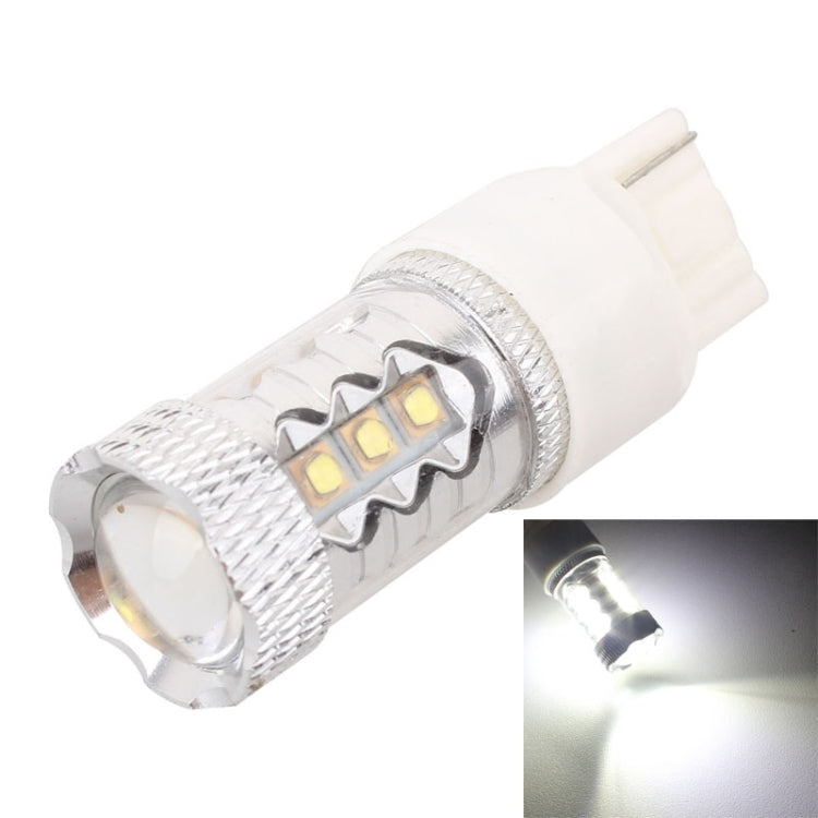 T20/7440 Single Wire 80W 800LM 6500K White Light 16-3535-LEDs Car