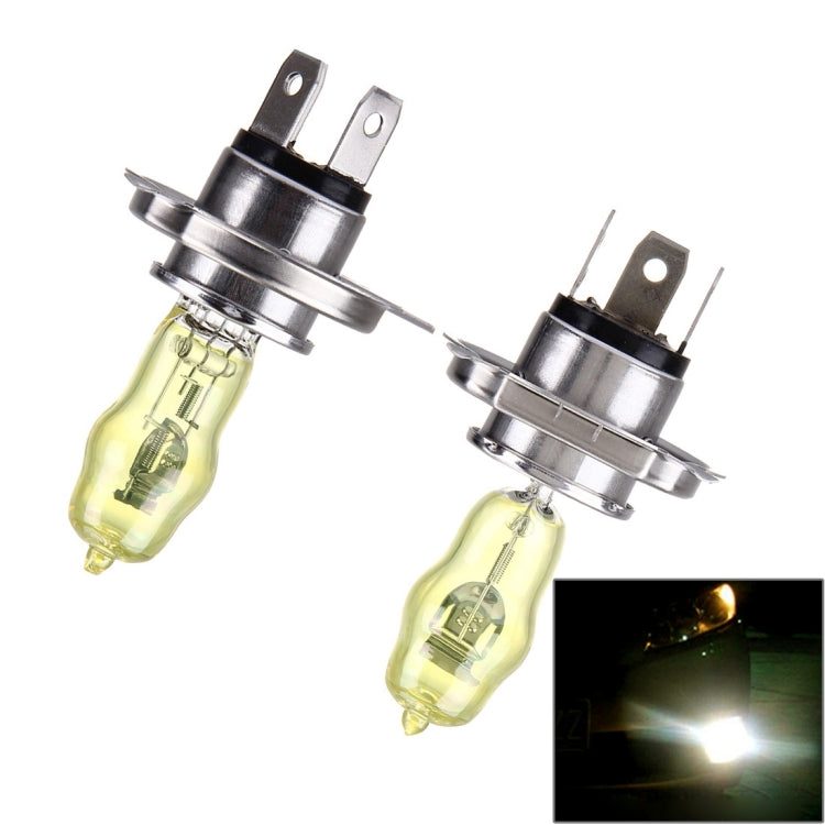 H4 Xenon Pure Yellow Bulbs