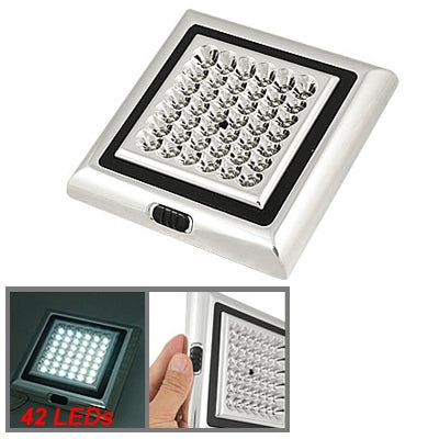 High Power Car Indoor 42 LED 3 Sections Switch Lamp Light