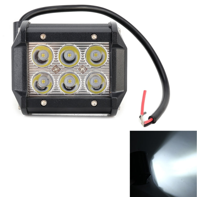 18W CREE 6 LED White Light Condenser Engineering Lamp / Waterproof