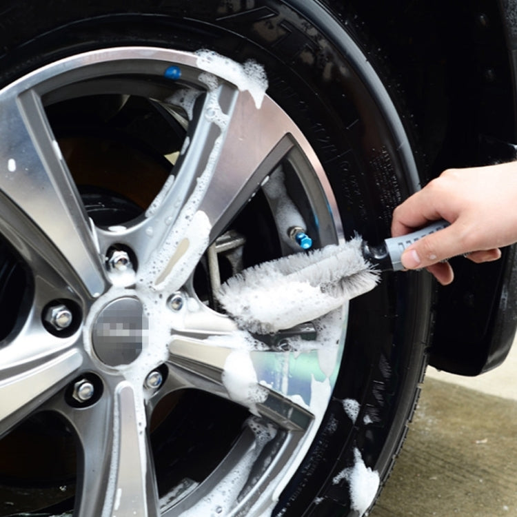 KANEED Car Wheel Tire Rim Scrub Brush Hub Clean Wash Brush Car Truck