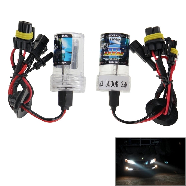 DC12V 35W H3 HID Xenon Light Single Beam Super Vision Waterproof Head