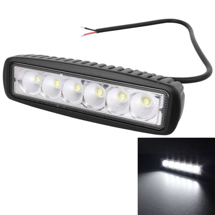 18W 1440LM Epistar 6 LED Car Work Lamp Bar Light Waterproof IP67