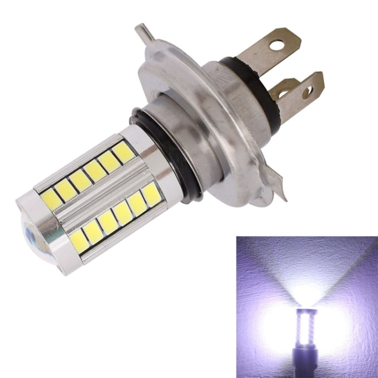 2 PCS H4 16.5W 990LM 6500K White Light 5630 SMD 33 LED Car Brake /
