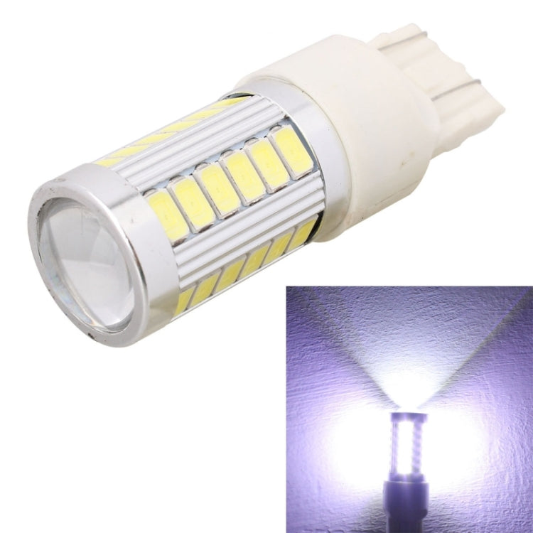 2 PCS T20/7443 16.5W 990LM 6500K White Light 5630 SMD Dual Wire 33