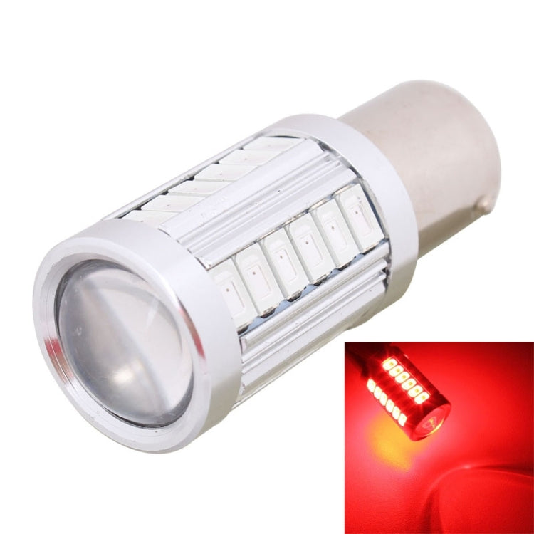 2PCS 1156/BA15S 16.5W 1155LM 630-660nm 33 LED SMD 5630 Red Light Car