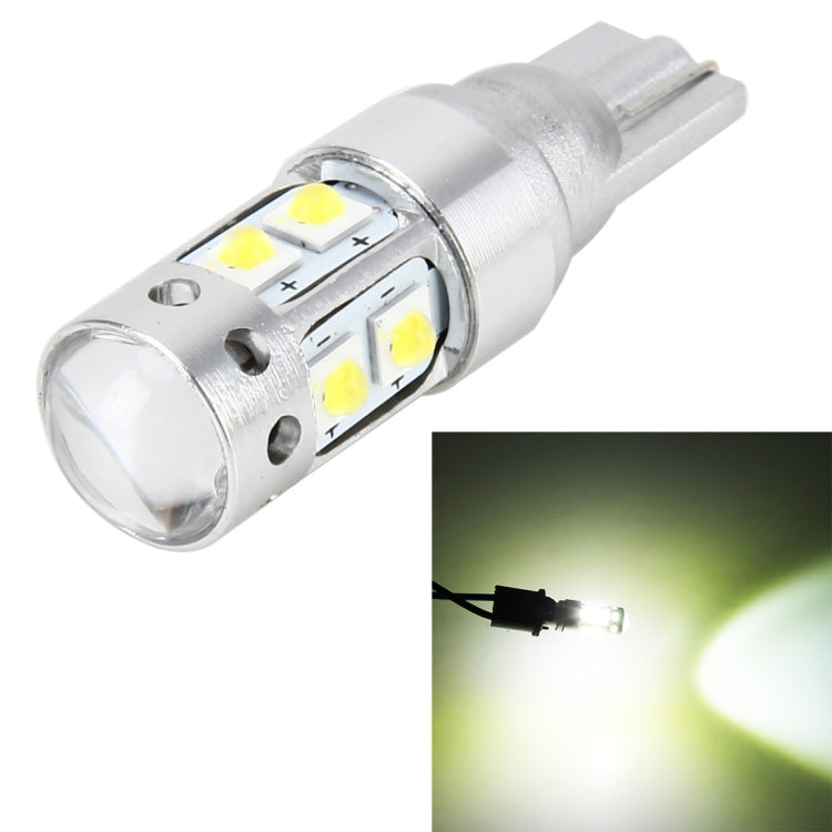T10 50W 2500LM 10-XT-E LED White Light 6500K Car Clearance Lights Lamp