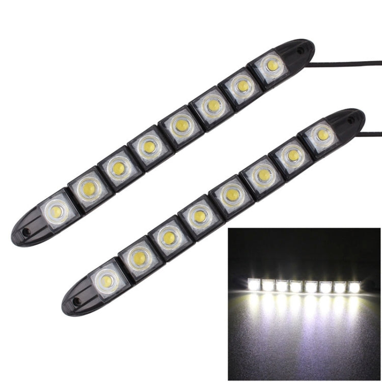 2 PCS 4W 8 LED SMD 5050 Flexible Snake LED Car Daytime Running Lights