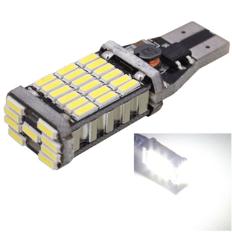 2 PCS T15 W16W 9W 450LM White Light 45 LED 4014 SMD Car Brake Light